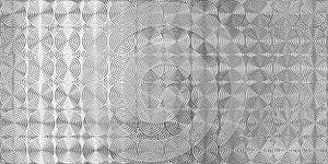 Seamless frosted etched geometric circles ribbed privacy glass background texture overlay