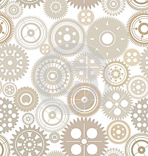 Seamless gear background
