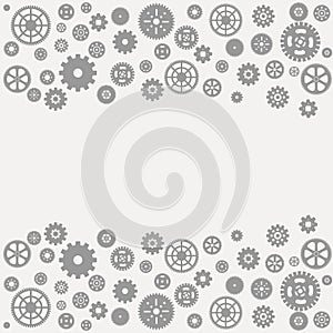 Seamless gear background