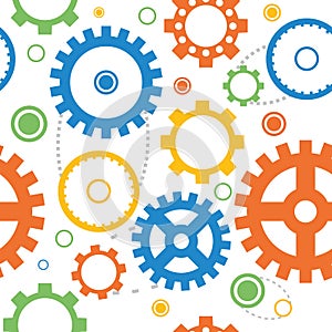 Seamless gear vector