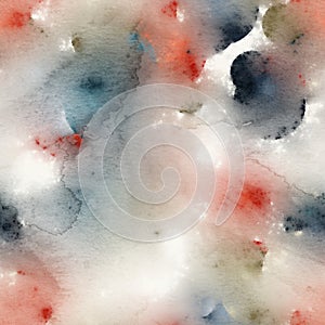 Seamless geo watercolor wet on wet bleed surface pattern design for print