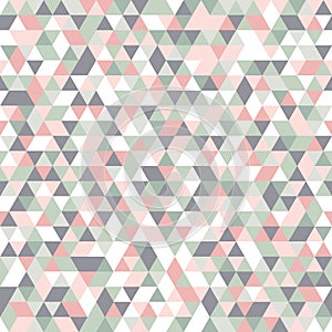 Mosaico modello colori rosa grigio bianco verde triangolo 