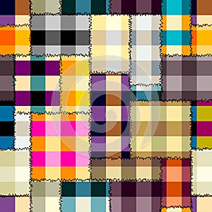 Geometric abstract pattern. Intersection style