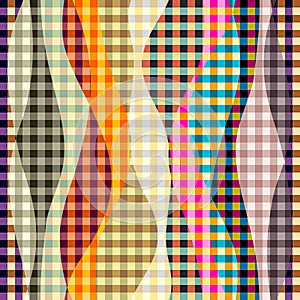 Geometric abstract pattern. Intersection style