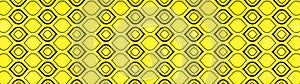 Seamless geometric abstract yellow black colorful paper textile tile wallpaper texture wide background banner panorama, with