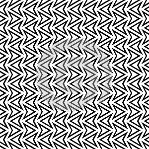 Seamless abstract geometric arrow pattern