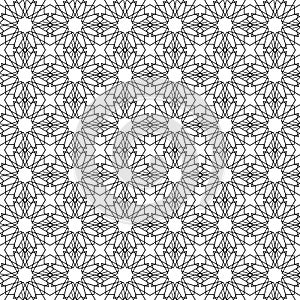 Seamless geometric background. Arabic pattern.