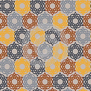 Seamless geometric background. Arabic pattern.