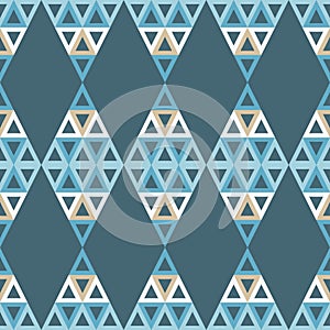 Seamless geometric background with triangular pattern. Polygons.