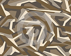 seamless geometric camouflage texture pattern vector. Usable for Jacket Pants Shirt and Shorts.