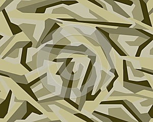 seamless geometric camouflage texture pattern vector. Usable for Jacket Pants Shirt and Shorts