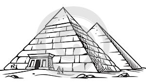 Seamless Geometric Chain Pattern, Interlocking Lines Background, vector design Generative AI