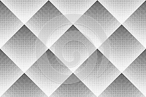 Seamless Geometric Checked Dots and Dashes Halftone Pattern. White Textured Background