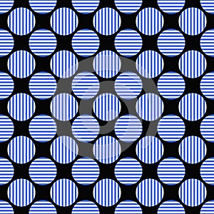 Seamless geometric circle pattern background