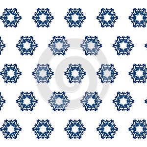 Seamless geometric circle pattern in islamic style. Repeating linear texture for wallpaper, packaging.