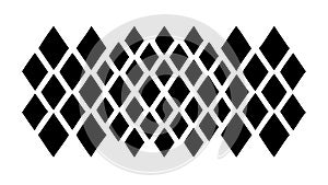 Seamless Geometric Diamond Pattern, Bold Abstract Background, vector design Generative AI