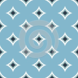 Seamless geometric diamond textured pattern