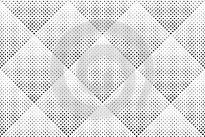 Seamless Geometric Dots and Dashes Halftone Pattern. White Textured Background photo