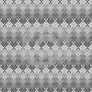 Seamless geometric ethnic pattern in frame.