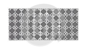 Seamless Geometric Grey Diamond Pattern Background, vector design Generative AI