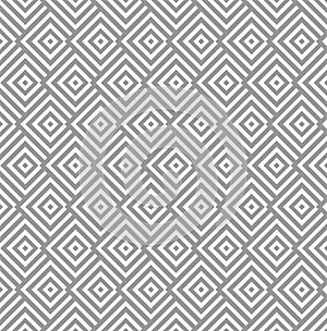 Seamless Geometric Grey and White Striped Squares Pattern Background