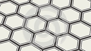 Seamless Geometric Hexagonal Honeycomb Cell Pattern Texture, vector design Generative AI