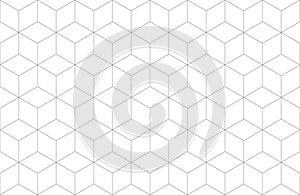 Seamless Geometric Hexagonal Pattern