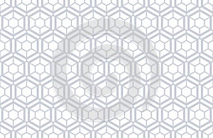 Seamless Geometric Hexagons Grid Pattern