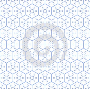 Seamless geometric hexagons pattern. Honeycomb structure