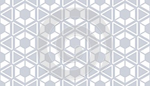 Seamless Geometric Hexagons and Triangles Pattern