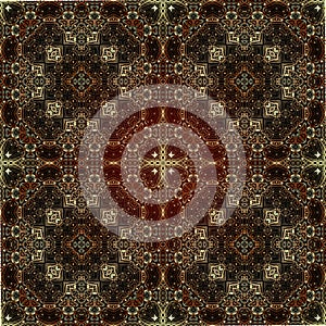 Seamless Geometric Islamic Pattern