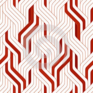 Seamless geometric line art with mixed combine colorsful pattern illustration. photo