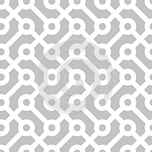 Seamless geometric monochrome pattern photo