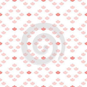 Seamless geometric pattern with abstract flower ornament. Vector Illustration