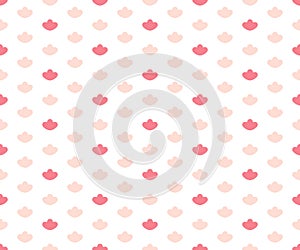 Seamless geometric pattern with abstract flower ornament. Vector Illustration
