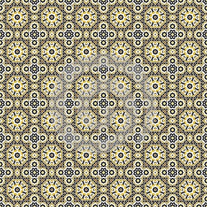 Seamless geometric pattern in arabic style