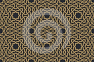 Seamless geometric pattern in authentic arabian style.