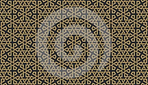 Seamless geometric pattern in authentic arabian style.