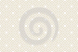 Seamless geometric pattern in authentic arabian style.