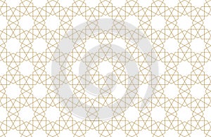 Seamless geometric pattern in authentic arabian style.