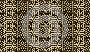 Seamless geometric pattern in authentic arabian style.