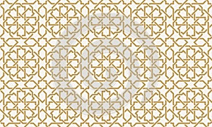Seamless geometric pattern in authentic arabian style.