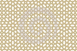 Seamless geometric pattern in authentic arabian style.