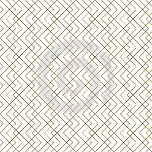 Seamless geometric pattern . Brown on white background .Average thickness lines