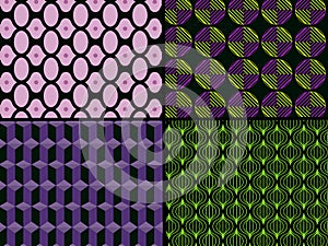 Seamless geometric pattern background . Illustration design photo