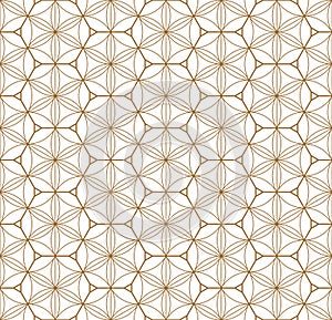 Seamless geometric pattern based on japanese ornament kumiko