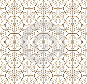 Seamless geometric pattern based on japanese ornament kumiko