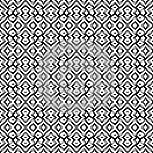 Seamless geometric pattern based on repetitive simple forms