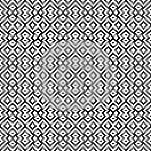 Seamless geometric pattern based on repetitive simple forms