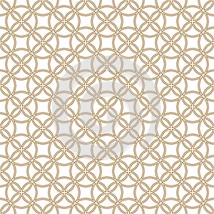 Seamless geometric pattern . Brown lines. Average thickness